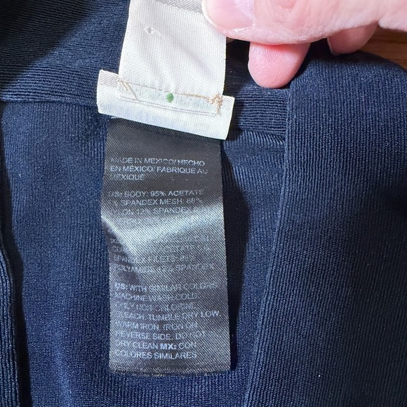 Chicos Travelers Slinky Knit Sheer Accent Open Cardigan Size 20 22 Stretch Comfy - Picture 6 of 7